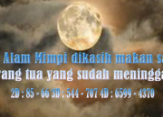 Arti Mimpi Dikasih Makanan Sama Orang Yang Sudah Meninggal menurut Agama, Psikologi dan Primbon Jawa