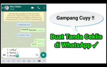 “Tips Praktis: Membuat Tanda Ceklis di WhatsApp dengan Mudah”